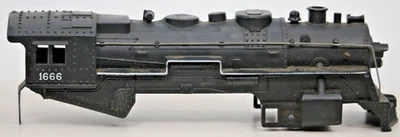 Marx 1666 2-6-2 Steam Locomotive Shell Only O Gauge 1:48 Scale – Black - Image 1 of 4