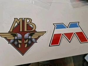 2 Sticker Adhésif Autocollant Polymere Motobecane L 13 Cm Environ - Photo 1/4