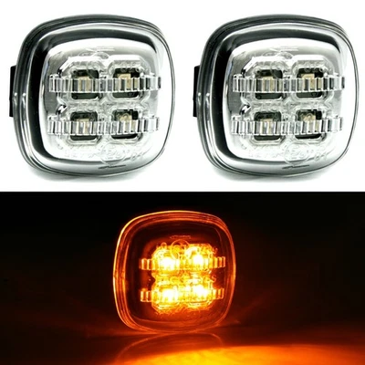 LED Seitenblinker Set für Audi A3 A4 A8 + Skoda + Seat in Chrom Blinker - Bild 1 von 4