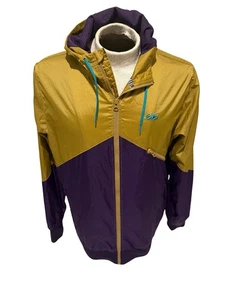 Vintage Nike 6.0 Windbreaker Jacke L Lila Gelb Retro Y2K Skate BMX 105  - Bild 1 von 10