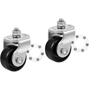 2 PCS Jack Caster Wheel Work Trailer Bearing Floor Replacement Wheels - Picture 1 of 12