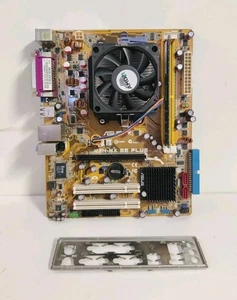 Asus M2N-MX SE Plus Mainboard + AMD CPU Motherboard AM2 und 512Mb Ram✅ - Bild 1 von 3