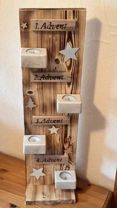 Weihnachtsdeko Weihnachtsgeschenk Adventsstele Adventskranz NEU Handarbeit - Bild 1 von 3