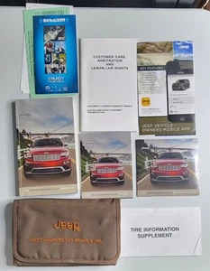2016 Jeep Grand Cherokee Owners Manual with Case OEM B04B49058 - Bild 1 von 5