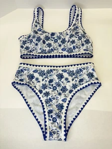 Blue White Bikini Size S - Picture 1 of 4