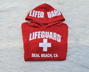 New Popularity Products Licensed Red Unisex Lifeguard Hoodie Sweatshirt Kid's XS - Picture 1 of 8