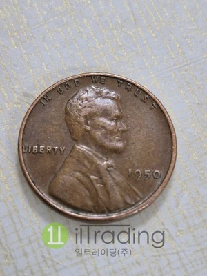1950 Lincoln Cent Error – Attached ‘L’ on Obverse LIBERTY – Rare US Penny - Image 1 of 2