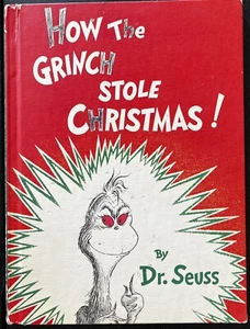 1957 DR SEUSS HOW THE GRINCH STOLE CHRISTMAS Illustrated FIRST EDITION - Picture 1 of 13