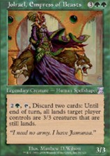 1x Jolrael, Empress of Beasts LP, English MTG Timeshifted
