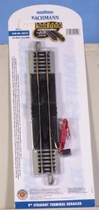 Bachmann 44510 HO EZ 9" Straight Terminal Rerailer-Gray w/Nickel Silver Rails - Picture 1 of 1