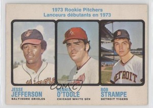 1973 O-Pee-Chee Jesse Jefferson Dennis O'Toole Bob Strampe #604 Rookie RC