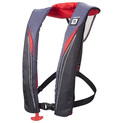 Bluestorm Cirrus 26 Inflatable Life Jacket USCG Approved Type V PFD, Nitro Red - Image 1 of 2