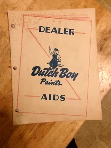 Dutch Boy Paints dealer aids pamplet, vintage - Foto 1 di 4