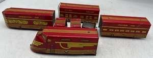 Mechanicraft Presidential Express Red Santa Fe Streamliner Electric Train Set - Picture 1 of 23