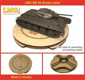 LMG BB-04 Rotary table for plastic model kits Laser Model Graving building berth - Picture 1 of 4