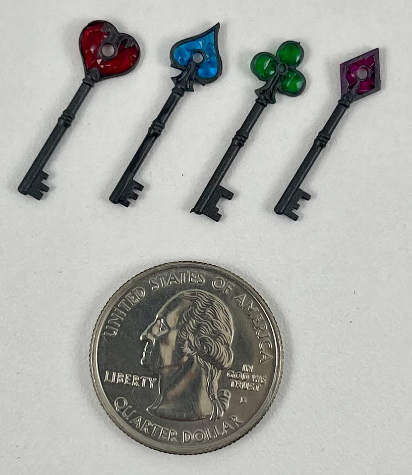 Damtoys Resident Evil 2 LEON S KENNEDY JUEGO DE 4 LLAVES DE PUERTA Accesorio Escala 1/6 Foto 1 de 3