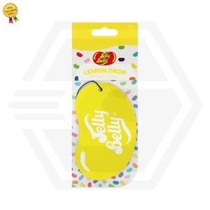 Jelly Belly Bean 2D Car Home Office Air Freshener Lemon Drop SEALED CARDED - Picture 1 of 1