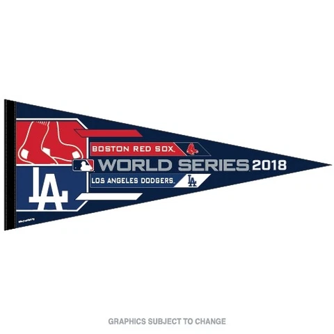 2018 MLB World Series Dueling Boston Red Sox Los Angeles Dodgers Pennant Classic Cover