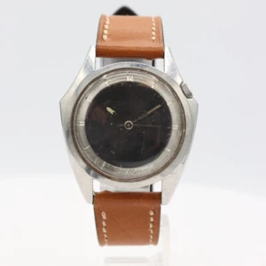 Vintage Zodiac Olympus Mystery Dial Men's Automatic Wristwatch Swiss Steel - Picture 1 of 4