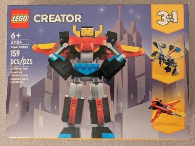 LEGO 31124 CREATOR 3:1 SUPER ROBOT/JET/DRAGON BUILDING TOY - Image 1 of 4