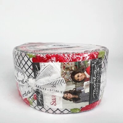 Moda SUNDAY STROLL Bonnie & Camille JELLY ROLL 40 strips Quilt Fabric Cotton - Image 1 of 4