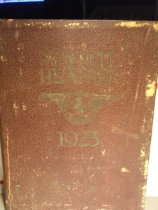 1923 FLORA MACDONALD COLLEGE YEARBOOK, THE WHITE HEATHER, RED SPRINGS, NC - Picture 1 of 12