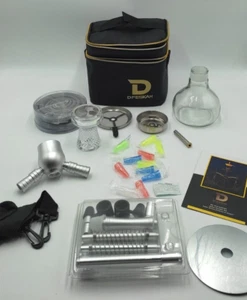 Shisha Set 42cm DFESKAH Hookah to go mit 2 Anschlüssen - Bild 1 von 3