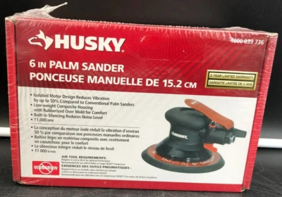 LIJADORA DE PALMA HUSKY 6" HC4830 *TOTALMENTE NUEVA, SELLADA DE FÁBRICA* Foto 1 de 4