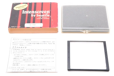 [CASI COMO NUEVO] Pantalla de enfoque intensiva de Beattie para Fuji 680 I II III JAPÓN Foto 1 de 4