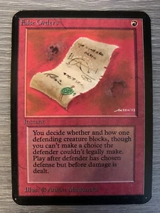 MTG Alpha False Orders NM+ - Picture 1 of 5