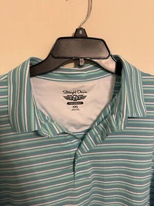 Straight Down performance golf polo shirt xxl 2xl mens  - Picture 1 of 4