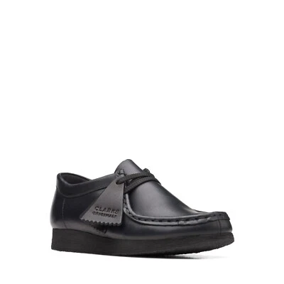 Clarks Kids Wallabee O cuero negro 26168045 Foto 1 de 4