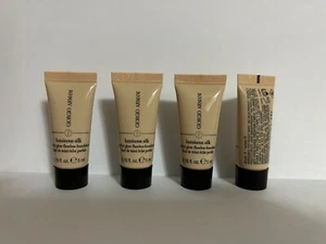 x4 Giorgio Armani Luminous Silk Perfect Glow Flawless Foundation 0.16oz Shade 14 - Picture 1 of 1