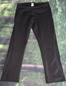 Lucy Tech Black Yoga Capri Pants Activewear Leggings Sz XS - Picture 1 of 12