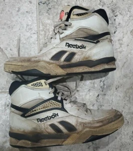 AMAZING VINTAGE 1980'S REEBOK HEXALITE HIGH TOP BASKETBALL SHOES MEN'S SIZE US9 - Picture 1 of 12