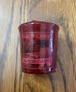 Yankee Candle - Cranberry Chutney VOTIVE - 1.75 oz - New Old Stock - Picture 1 of 4