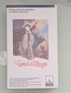 ralph bakshi THE LORD OF THE RINGS animated VHS VIDEOTAPE thorn emi - Picture 1 of 2