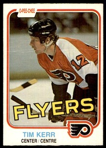 1981-82 O-Pee-Chee Tim Kerr Rookie Philadelphia Flyers #251