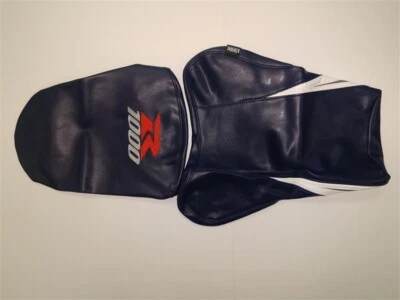 (Color: 2005 azul/blanco) Fundas de asiento de segundo aspecto Suzuki GSXR1000 | Pieles Foto 1 de 2