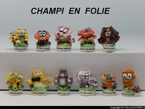 DVO2 SERIE COMPLETE DE FEVES  CHAMPI EN FOLIE- LES CHAMPIGNONS - Picture 1 of 1
