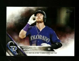 2016 Topps US114 - TREVOR STORY - Rookie Update Checklist - MINT - Picture 1 of 4