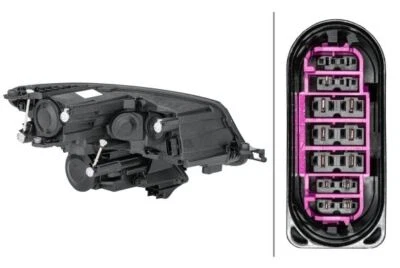 HELLA 1LF 012 669-111 HEADLIGHT Left - Image 1 of 4