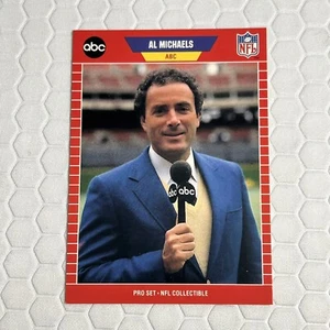 Al Michaels 1989 Pro Set ABC Announcer Legend Monday Night Football NFL - Picture 1 of 4