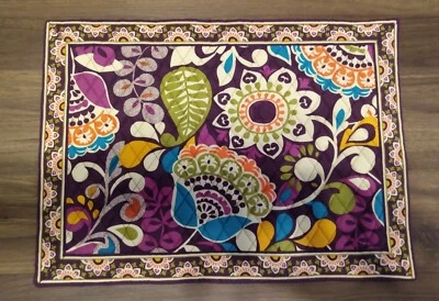NWOT  Vera Bradley  Plum Crazy  Quilted   Reversible  Placemat   - Image 1 of 4