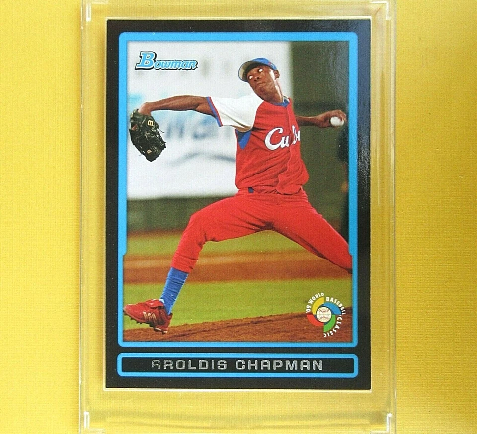 AROLOIS CHAPMAN  2009 WORLD CLASIC '09  Bowman #bw12  Team Cuba - Image 1 of 1