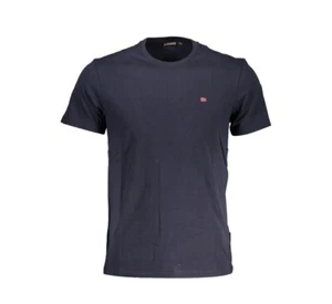 NAPAPIJRI T-shirt Blu Navy New Logo Uomo Tg S - Imagen 1 de 2