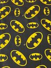Batman Logo Camelot Fabrics Flannel -  1 yard