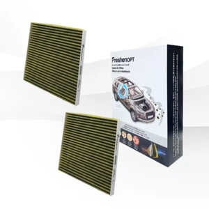 PACK 2 filtros de aire de cabina aptos para Jeep Cherokee Chrysler 200 OE: 68223044A FreshenOPT - Imagen 1 de 8
