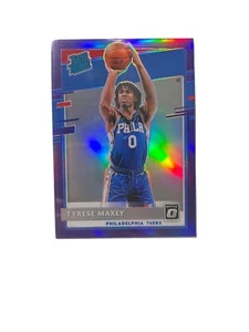 2020-21 Panini Donruss Optic Tyrese Maxey Purple #171 Rookie - Bild 1 von 2