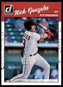 2023 Donruss Baseball Retro Base #250 Nick Gonzales - Pittsburgh Pirates